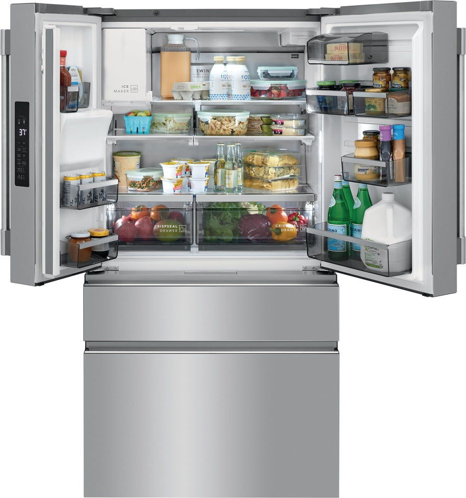 Frigidaire Professional 36" 21.8 Cu. Ft. Stainless Steel Counter-Depth 4-Door French Door Refrigerator - PRMC2285AF