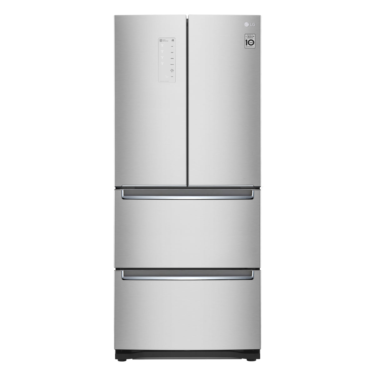 LG Platinum Silver 30" Specialty Food (Kimchi & Sushi) Four-Door Refrigerator with ThinQ® Technology (14.3 Cu.Ft) - LRKNS1400V