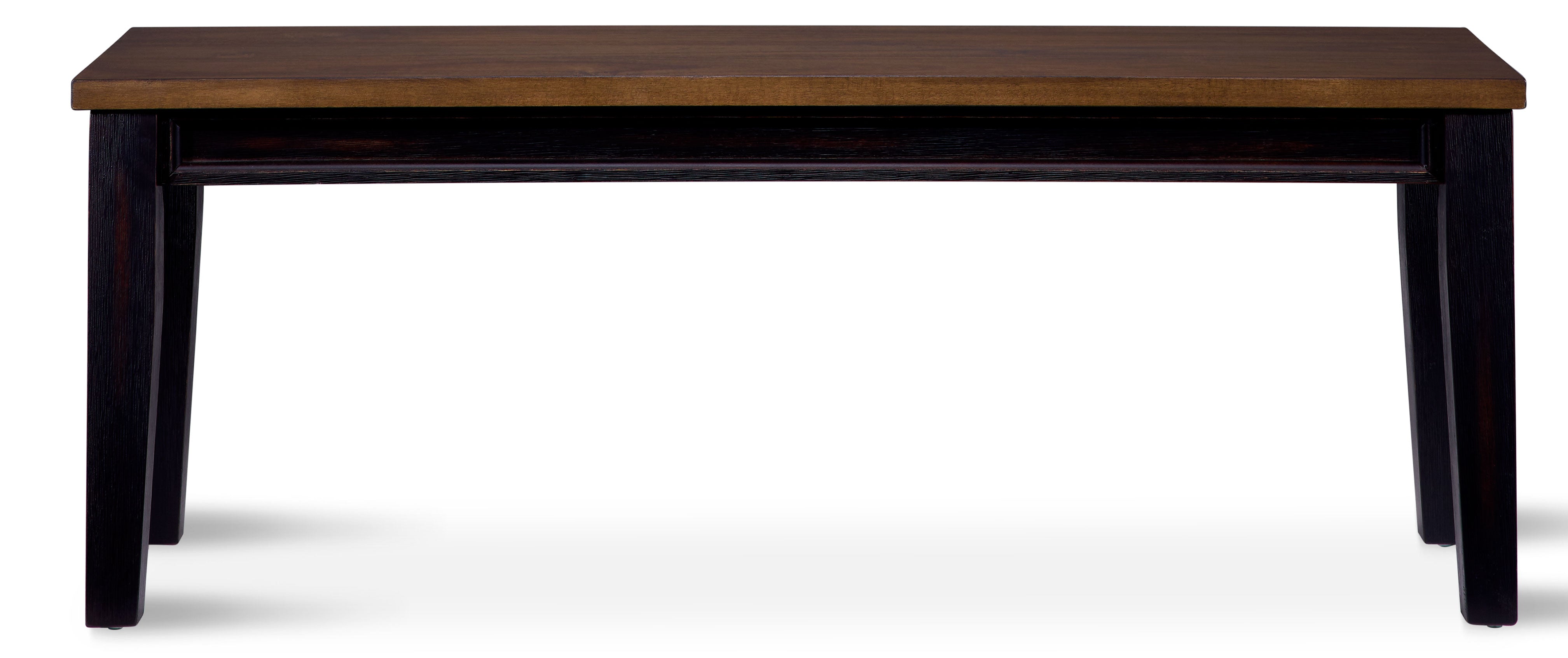 Caylie Noir Bench - Ebony, Driftwood