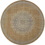 Ootsa III Round Area Rug - 9' - Coffee