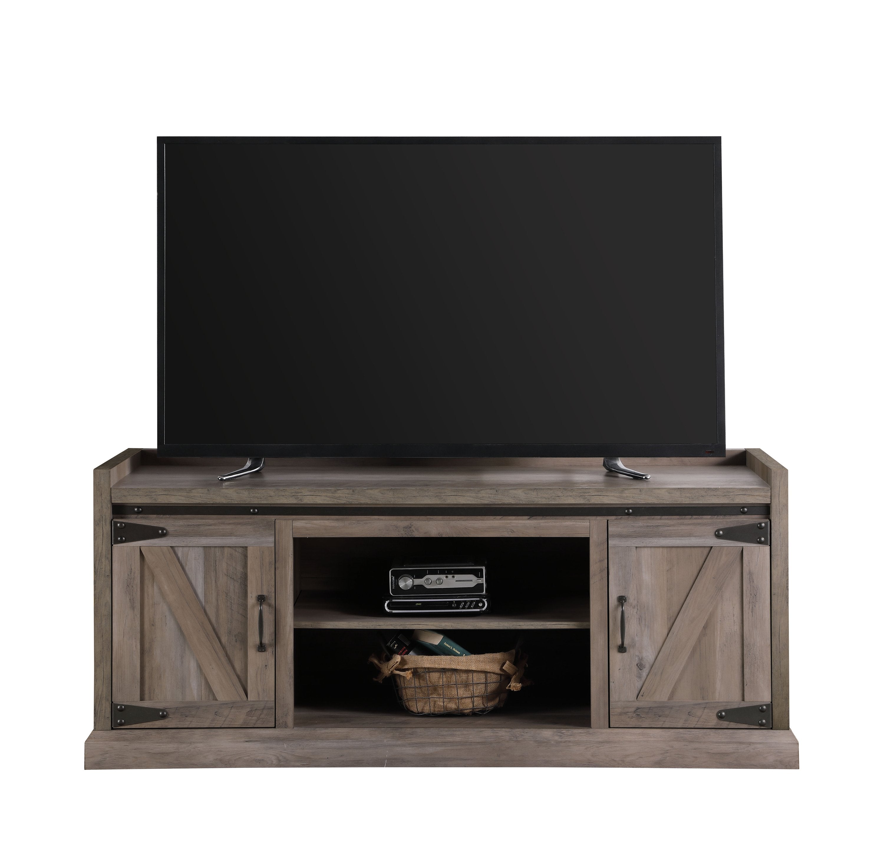 Roane 62" TV Stand - Light Washed Plank