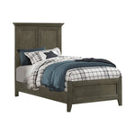 San Mateo 3-Piece Twin Panel Bed - Pewter