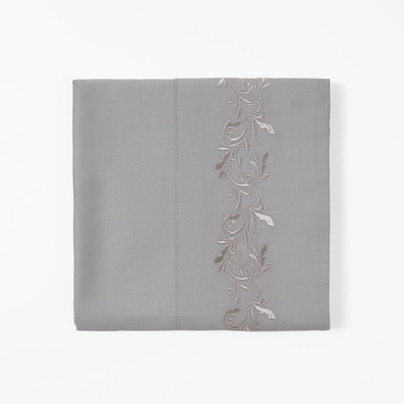 Orono 4 Pc. King Embroidered Sheet Set - Grey