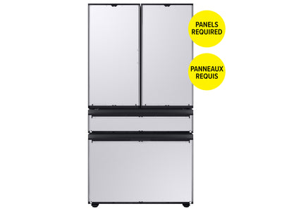 Samsung BESPOKE Réfrigérateur 22,8 pi³ avec porte à deux battants à profondeur de comptoir avec centre de boissons 36 po (sans les panneaux) RF23BB8600APAA