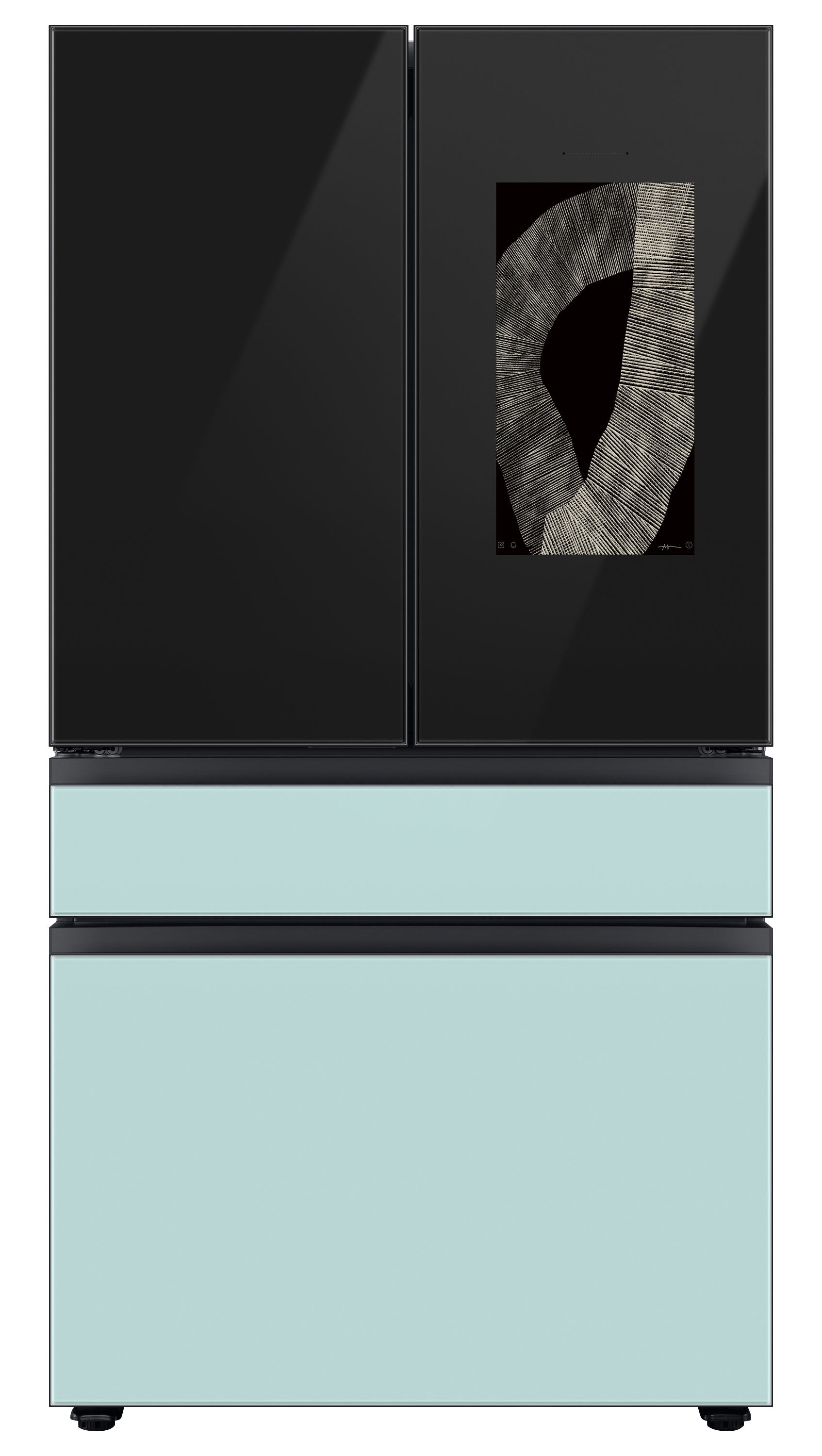 Samsung BESPOKE 36" 4-Door Counter-Depth Refrigerator with Beverage Center and Family Hub (Without Panels) (22.5 cu.ft.) - RF23BB8900ACAC