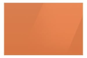 Samsung BESPOKE Panneau du bas personnalisé pour réfrigérateur avec porte à 2 battants de 36 po en verre clémentine RA-F36DB3CH/AA