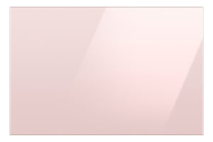 Samsung BESPOKE Panneau du bas personnalisé pour réfrigérateur avec porte à 2 battants de 36 po en verre rose RA-F36DB3P0/AA