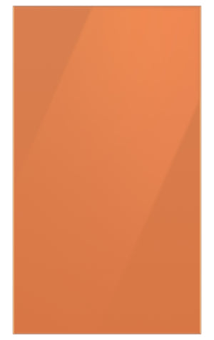 Samsung BESPOKE Panneau du bas personnalisé pour réfrigérateur 4 portes FlexMC de 36 po en verre clémentine RA-F18DBBCH/AA