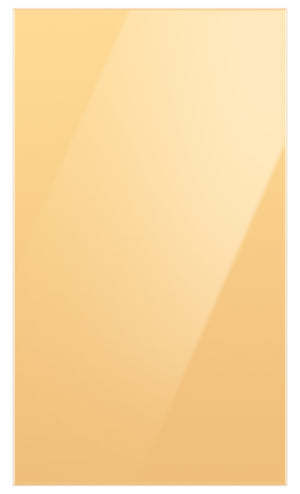 Samsung BESPOKE Panneau du bas personnalisé pour réfrigérateur 4 portes FlexMC de 36 po en verre jaune soleil levant RA-F18DBBC0/AA