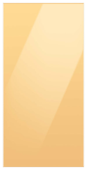 Samsung BESPOKE Panneau du haut pour réfrigérateur avec porte à 2 battants en verre jaune soleil levant RA-F18DU4C0/AA