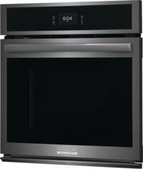 Frigidaire Gallery Four encastré simple 3,8 pi³ avec convection totale et friture à air 27 po acier inoxydable noir Smudge-Proof® GCWS2767AD