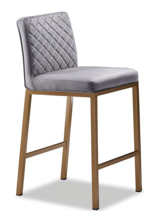 Acie Tabouret hauteur bistrot – gris tourterelle