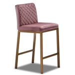 Acie Counter Height Stool - Rose Dust