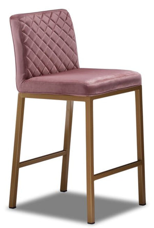 Acie Tabouret hauteur bistrot – poussière de rose