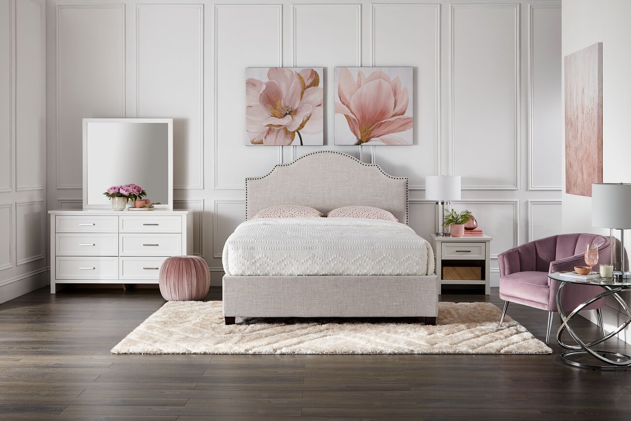 Alana 3-Piece Twin Bed - Beige