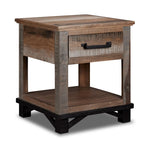 Baron End Table - Barnwood