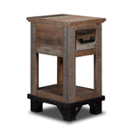 Baron Chairside Table - Barnwood