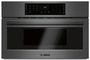 Bosch Série 800 Four à micro-ondes 1,6 pi³ encastrable à convection, à cuisson rapide 30 po acier inoxydable noir HMC80242UC