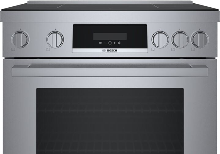 Bosch Stainless Steel 30" Industrial-Style Electric Induction Range (3.9 cu. ft.) - HIS8055C