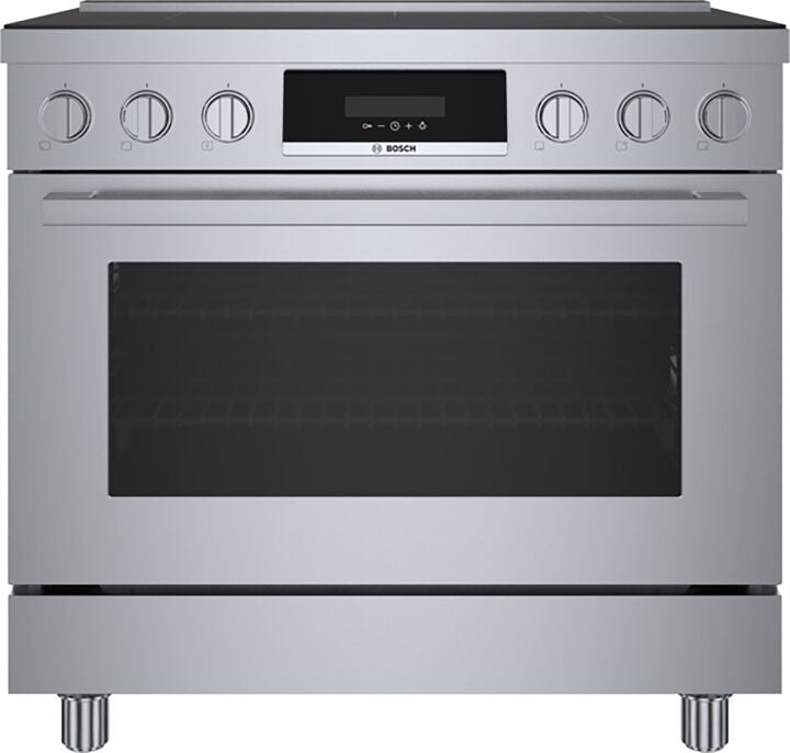Bosch Stainless Steel 36" Industrial-Style Electric Induction Range (3.7 cu. ft.) - HIS8655C