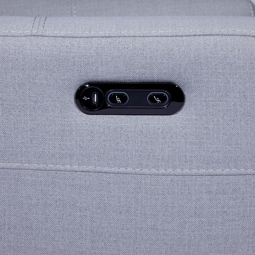 Broderick Power Reclining Chair - Grey