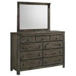 Cabin 9-Drawer Dresser - Grey