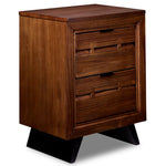 Camila Night Table - Rustic Brown