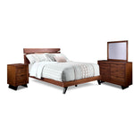Camila 6-Piece Queen Bedroom Package - Rustic Brown