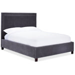 Chloe King Headboard - Charcoal