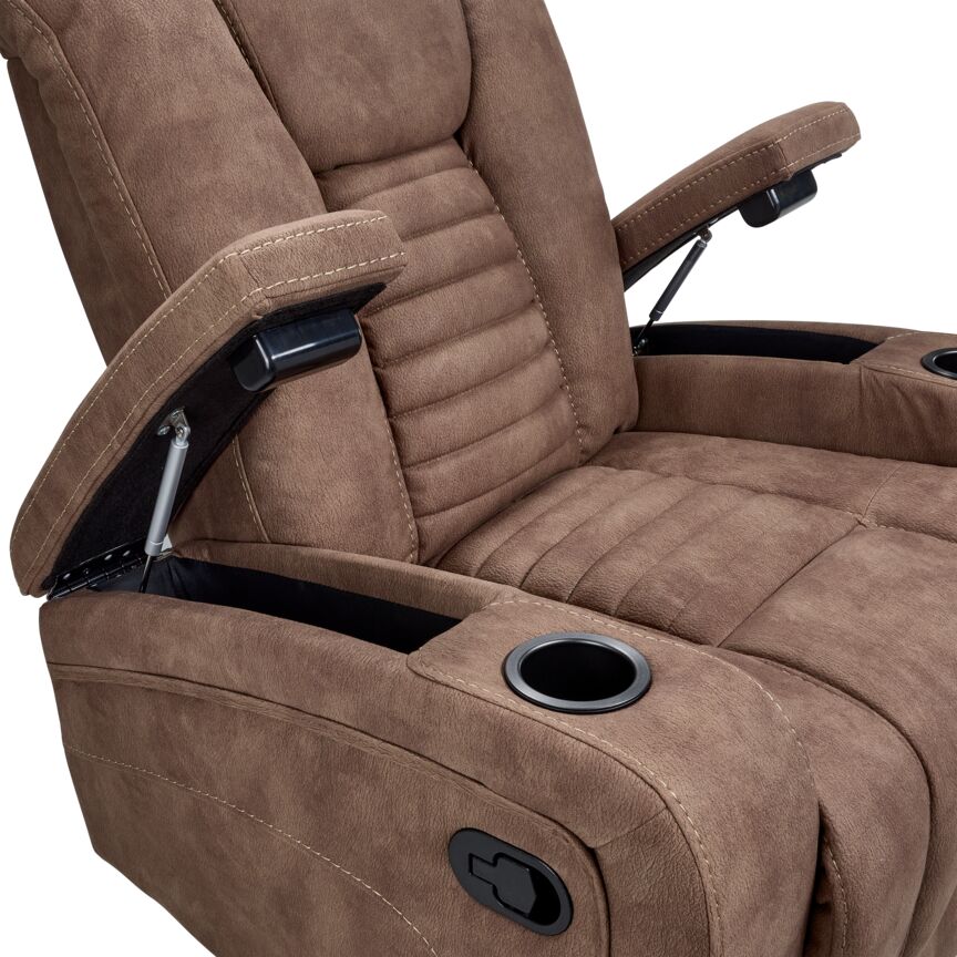 Dallas Glider Recliner- Mocha