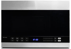 Danby Four micro-ondes avec hotte intégrée 1,4 pi³ avec capteur de cuisson acier inoxydable DOM014401G1