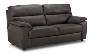 Toscana Sofa en cuir – gris foncé