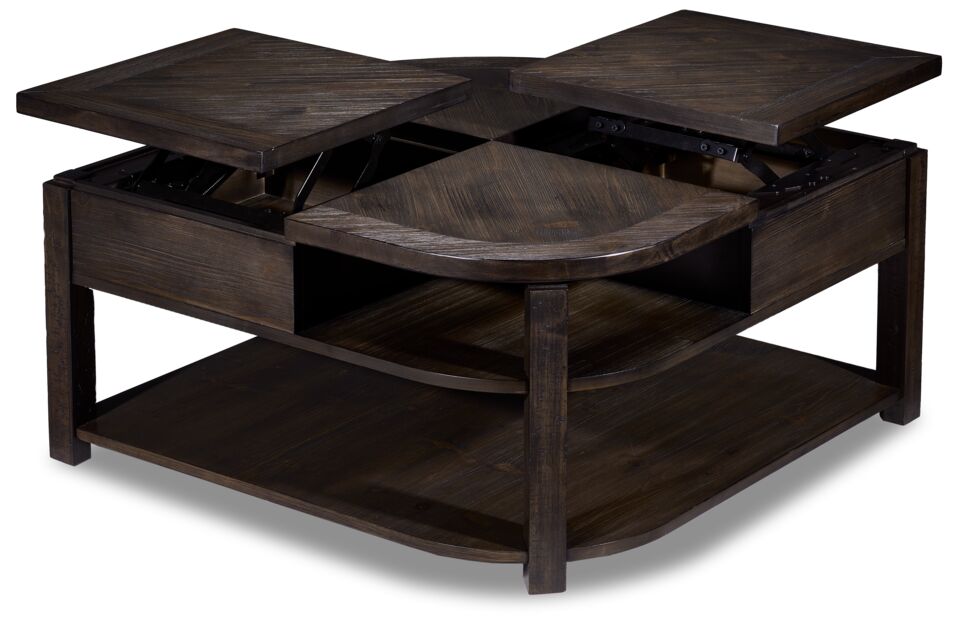 Diamond 50" Lift-Top Coffee Table - Walnut