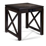 Diamond 24" End Table - Walnut