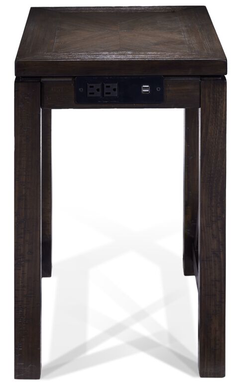 Diamond 16" Side Table - Walnut
