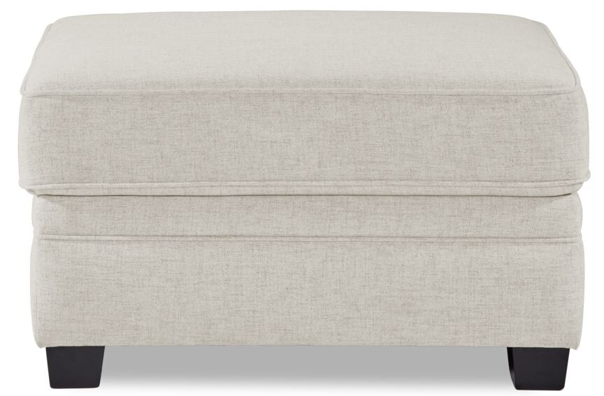 Duffield Rectangular Ottoman - Linen