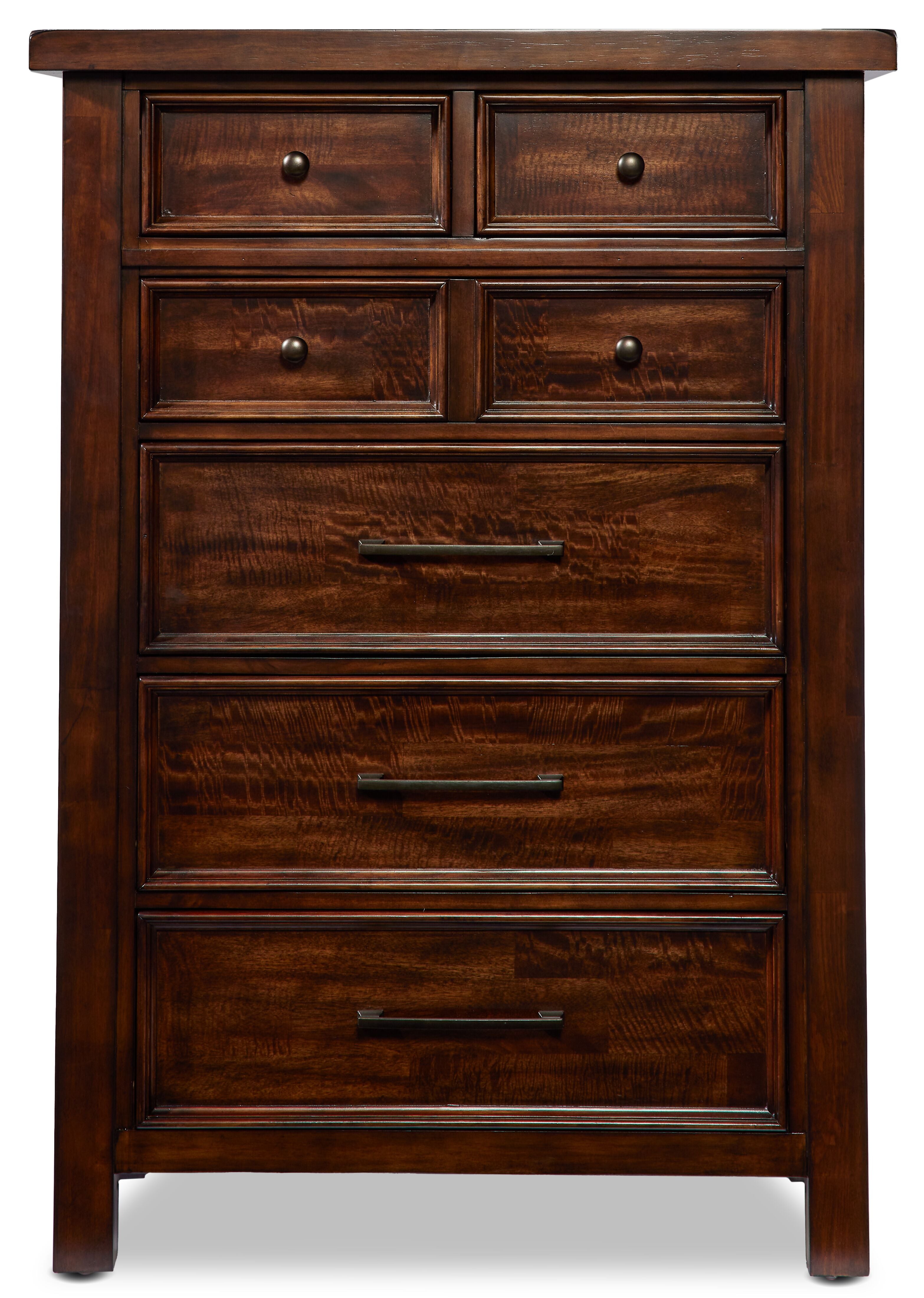 Eden 7-Drawer Chest- Dark Brown
