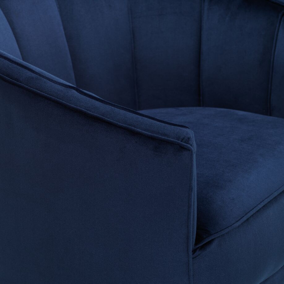 Emory Accent Chair - Navy