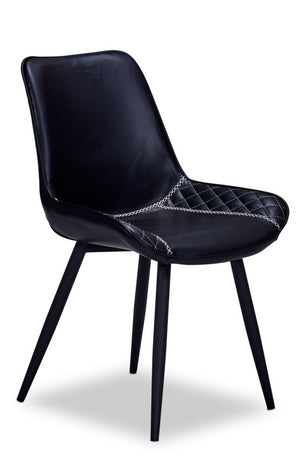 Elxse Chaise sans bras – noir