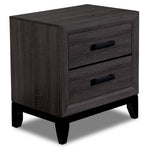 Fog Night Table - Grey, Black