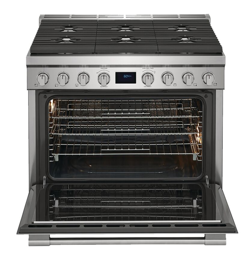 Frigidaire Professional Stainless Steel 36" Dual-Fuel Range (4.4 Cu.Ft) - PCFD3668AF