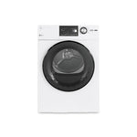 GE White Vented Electric Dryer with Stainless Steel Drum (4.1 Cu.Ft.) - GFD14JSINWW
