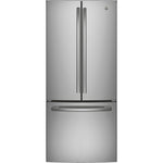 GE 30" 20.8 Cu. Ft. Fingerprint Resistant Stainless French Door Refrigerator - GNE21DYRKFS