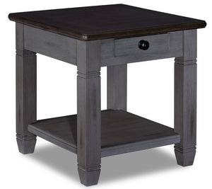 Harold Table de bout – gris antique