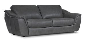 Harris Sofa en cuir – gris