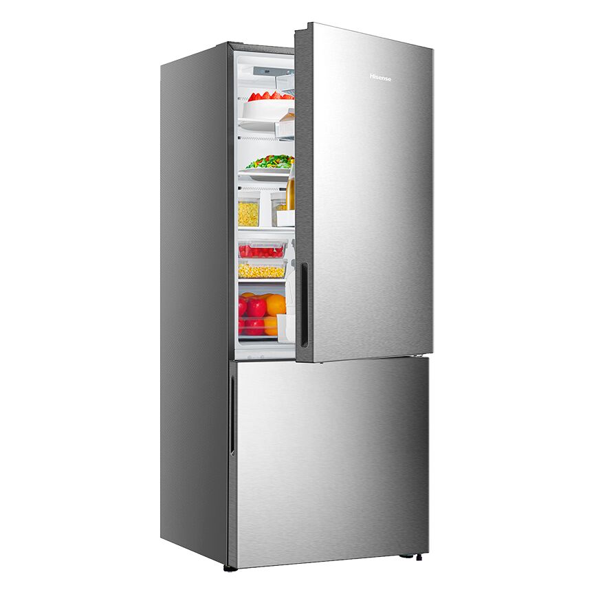 Hisense 28" 15 Cu. Ft. Fingerprint Resistant Titanium Counter-Depth Bottom-Freezer Refrigerator - RB15A2CSE