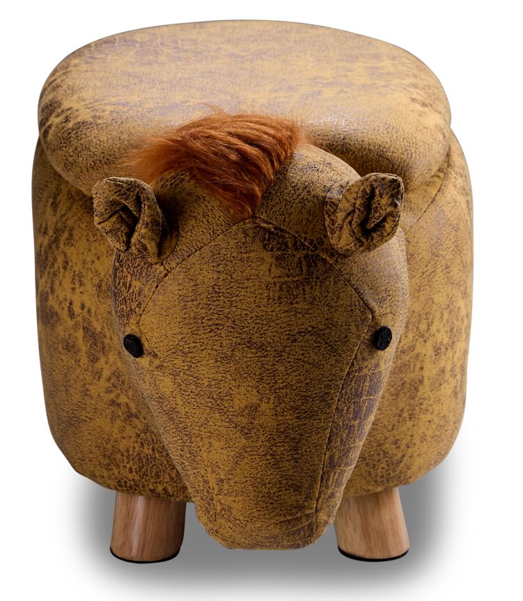 Horse Storage Ottoman - Yellow