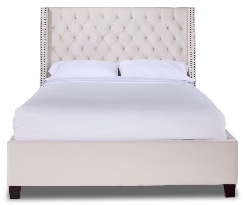 Jaden 3-Piece King Bed - Cream