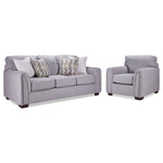 Julie Sofa and Chair Set - Grey