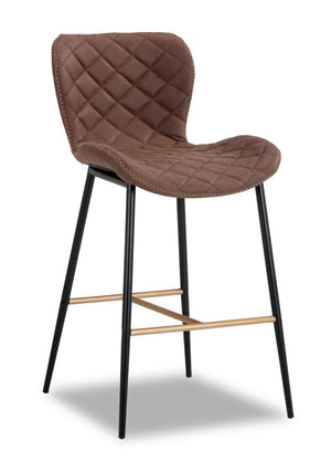 June Tabouret hauteur bistrot – brun antique